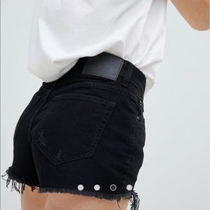 NWOT Black Denim Shorts